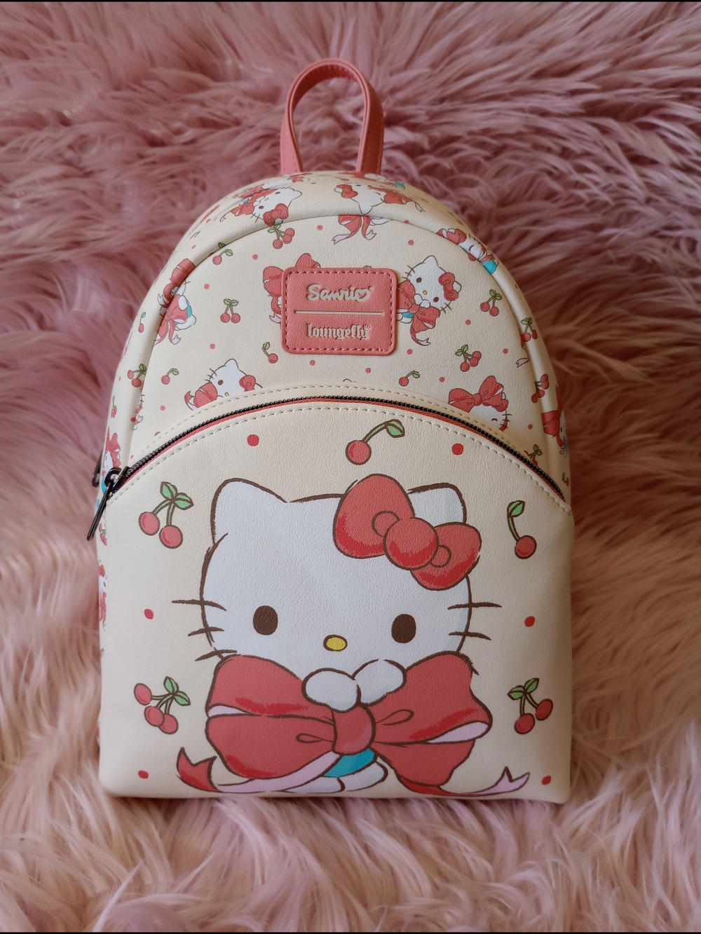 Sanrio x Loungefly Hello Kitty Pink Cherry Mini Backpack
